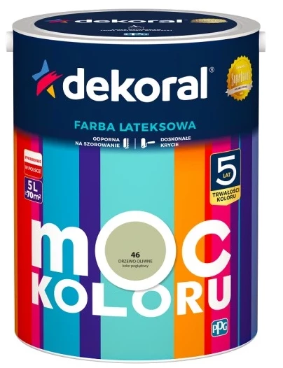 DEKORAL MOC COLOUR OLIVE TREE 5L 