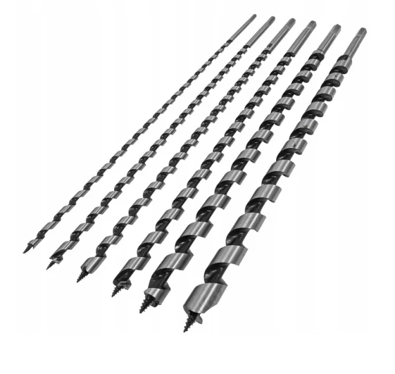 ZESTAW WIERTEŁ KRĘTYCH DO DREWNA L-460MM, 6SZT VERKE