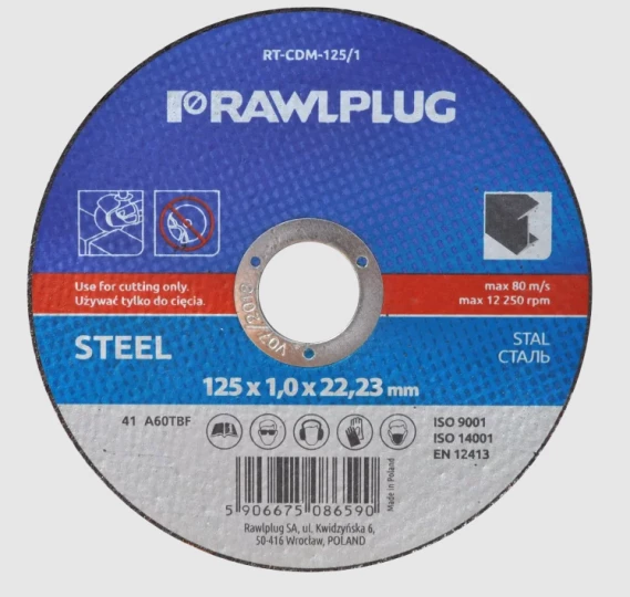 ŚCIERNICA KORUNDOWA DO CIĘCIA METALU DUŻA 350x3,0x25,4mm