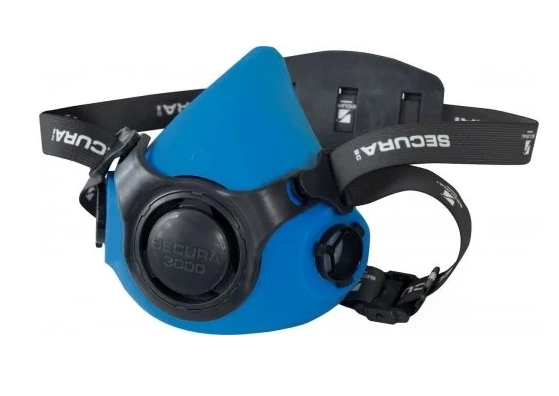 SILICONE HALF MASK SECURA 3000, CE, LAHTI