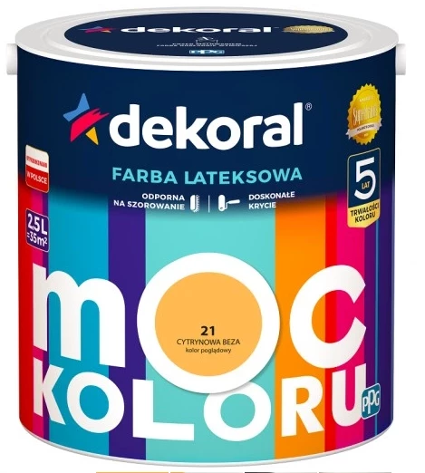 DECORAL POWER OF COLOUR LEMON MERINGUE 2,5L 