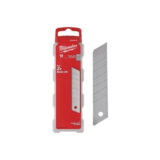 Milwaukee Interchangeable breakaway blade, 25 mm (10 pcs.)