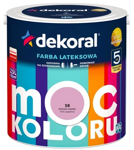DECORAL COLOUR POWER ROSE QUARTZ 2,5L 