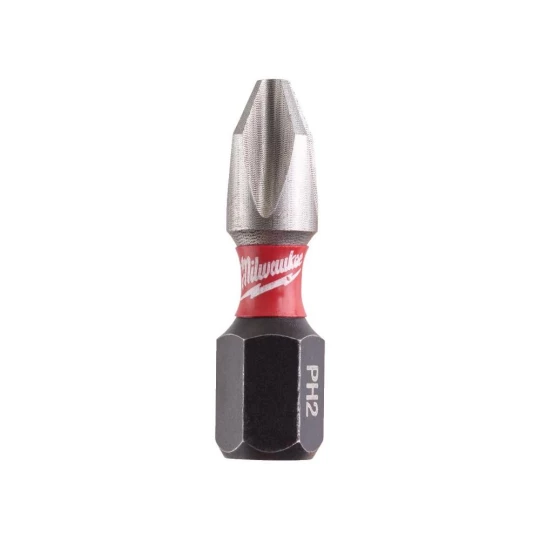 Milwaukee Shockwave Impact Duty bit for Phillips screws, PH2 x 25 mm (25 pcs.)