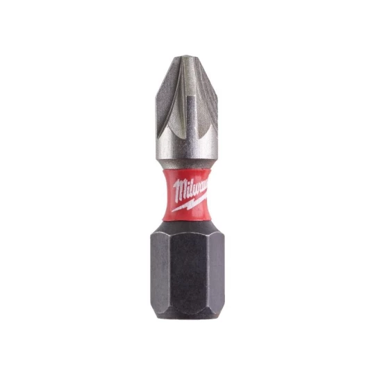 Milwaukee Shockwave Impact Duty bit for Pozidriv screws, PZ2 x 25 mm (25 pcs.)