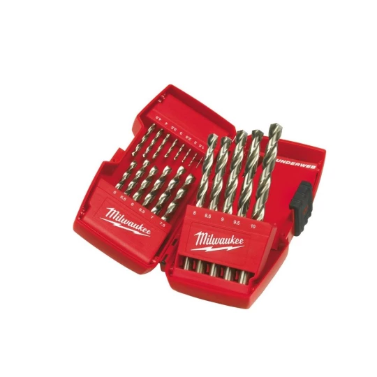 Milwaukee Zestaw wierteł do metalu HSS-G Thunderweb, 1 - 10 mm (19 szt.)