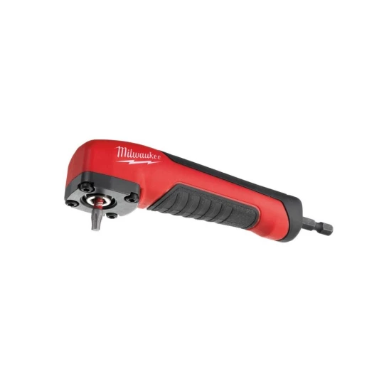 Milwaukee Udarowa nasadka kątowa 90° Shockwave + 10 bitów Phillips, Pozidriv i Torx, PH2, PZ1 - PZ3, TX10 - TX30