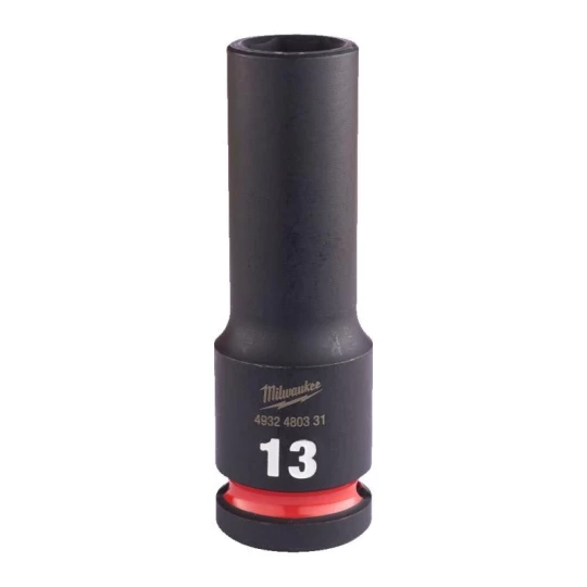 MILWAUKEE SHOCKWAVE 1/2 HEX 13 MM IMPACT SOCKET