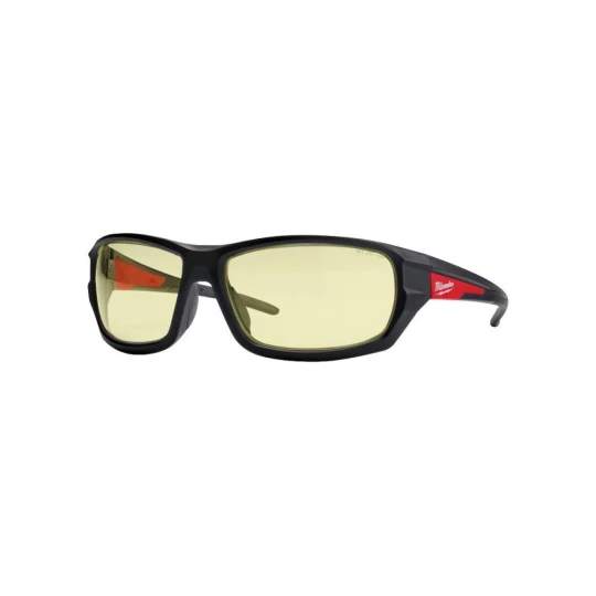 Milwaukee premium safety glasses, yellow (1 pc).