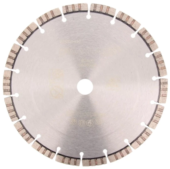 Diamond grinding wheel for cutting reinforced concrete 230x22.23 mm - carton pack - 1 pc.