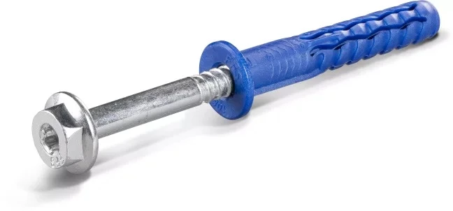Frame dowel with shortest strut zone and hexagonal head flange - galvanised R-FFS-K 10x80 mm - carton pack - 50 pcs.
