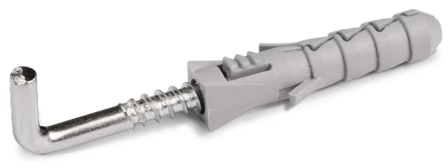 FIX Expansion bolt 8x40 mm with angle hook - blister - 4 pcs.