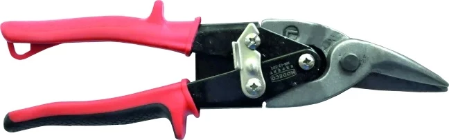 Left-hand shears up to 1.2 mm Cr-V red handle