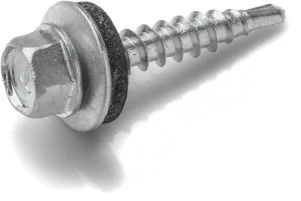 Self-drilling wood screws OD 4.8x35 mm with washer T14 - blister - 20 pcs.