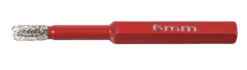 Otwornica diamentowa 6mm HEX max 3200 obr/min