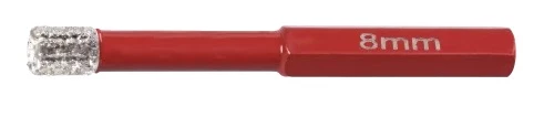 Diamond hole saw 8mm HEX max 3200 rpm