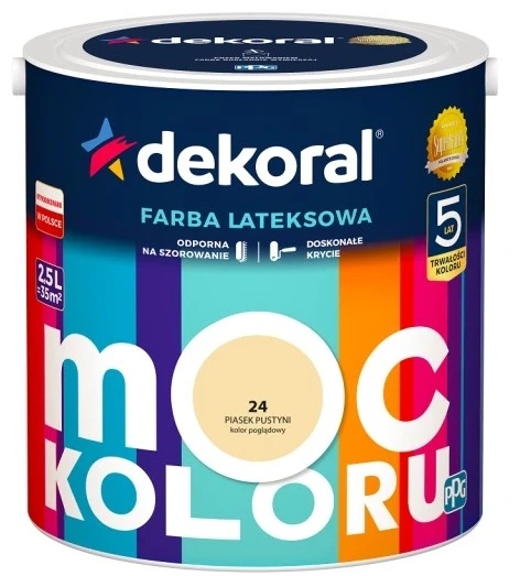 DEKORAL MOC KOLORU PIASEK PUSTYNI 2,5L 