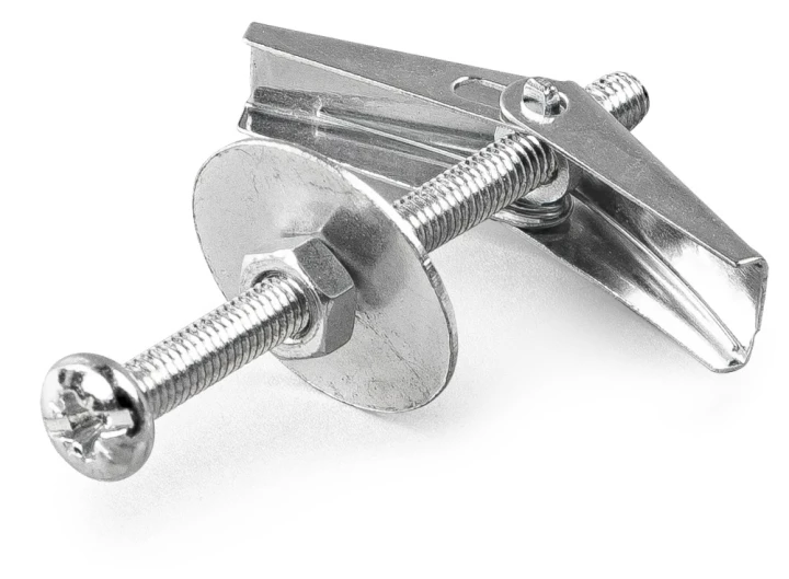 SPO Metalowy kołek rozkładany M4 z wkrętem M4x50mm - opakowanie kartonowe - 50 szt.