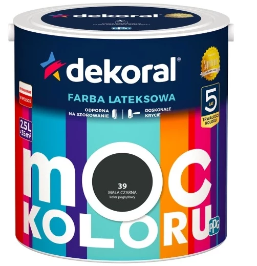 DECORAL COLOUR POWER SMALL BLACK 2,5L 