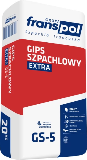 Gips Szpachlowy Extra GS-5 FRANSPOL 20 kg