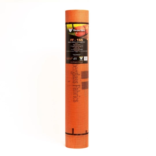 GLASS FIBRE NETWORK FF165 ORANGE 1.1m ROLL 55m2