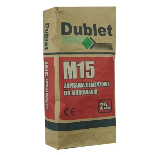 Dublet Zaprawa cementowa do murowania M15 25kg