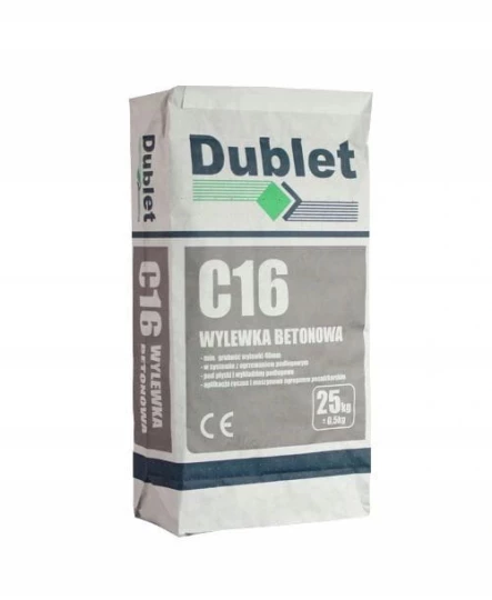 Dublet Concrete screed C16 25kg