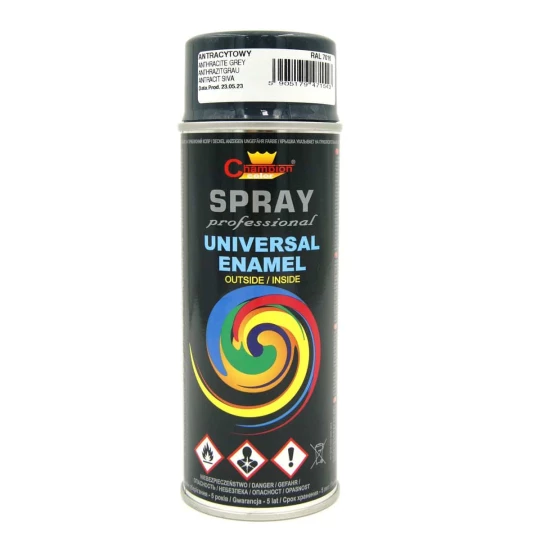 Emalia w sprayu CHAMPION 400ml antracyt 7016