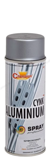 Emalia w sprayu CHAMPION cynkowa aluminium