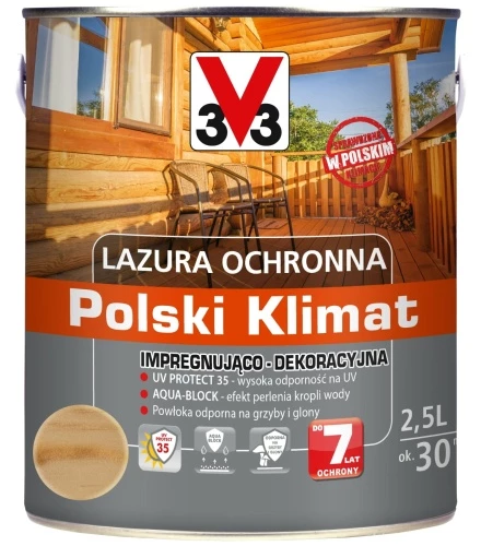 V33 Lazura ochr. 2,5L bezbarwna