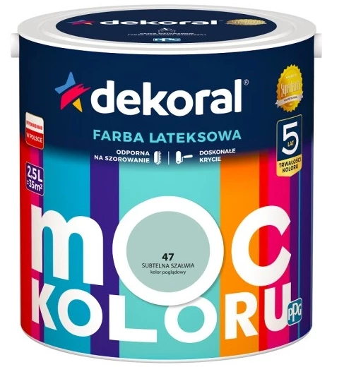DEKORAL MOC COLOUR SUBTLE SAGE 2.5L 