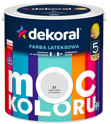 DECORAL COLOUR POWER LIGHT GREY 2,5L 