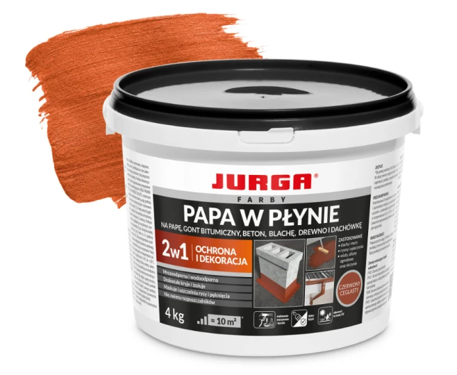 JURGA Papa w płynie 4kg czerwony ceglasty