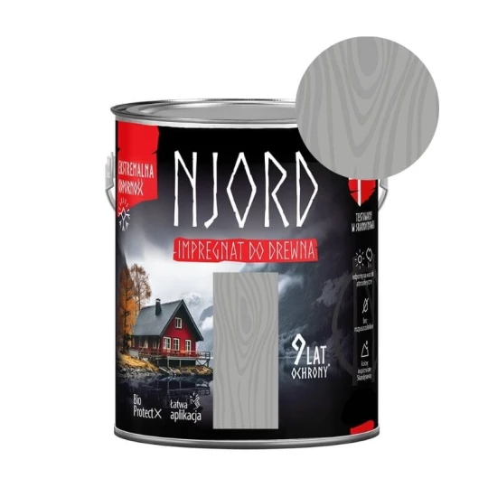 NJORD Impregnat do drewna 2,5l Skalisty brzeg *10*