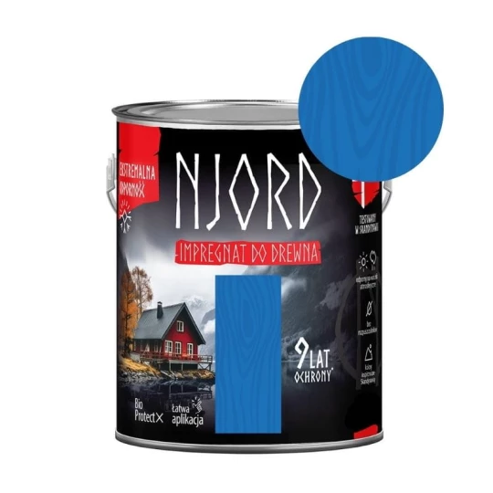 NJORD Impregnat do drewna 2,5l Bezchmurne niebo *07*