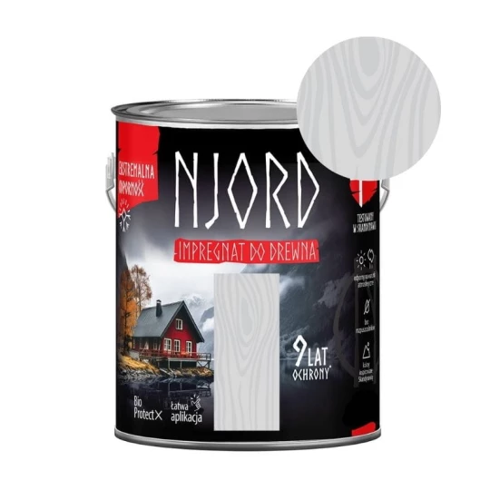 NJORD Impregnat do drewna 0,75l Poranny szron *16*