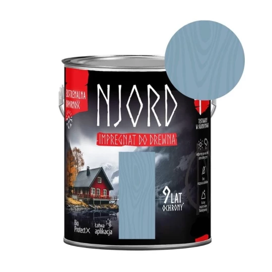 NJORD Impregnat do drewna Njord 2,5l Atlantyckie fale *19*