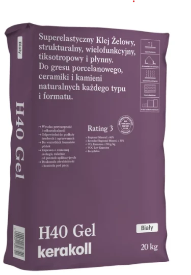 Kerakoll H40 GEL C2TES1 biały 20 kg