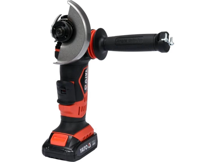 YATO ANGLE GRINDER 18V 125MM SET WITH BATTERY 2,0AH + CHARGER 60MIN YT-82826