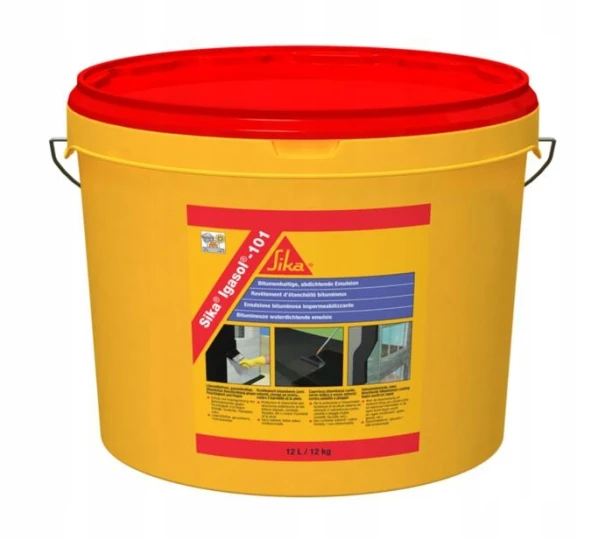 Sika-Igasol 101 single-component, flexible, solvent-free, polymer modified emulsion bitumen coating