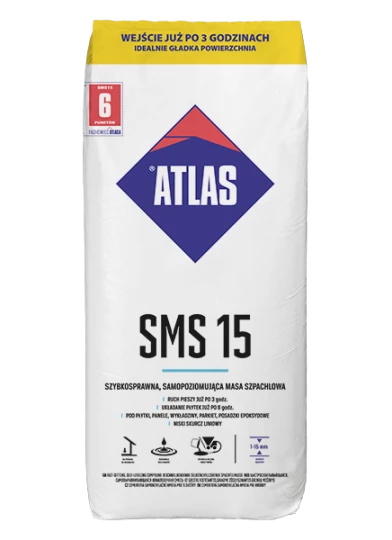 ATLAS SMS 15 Self-levelling floor underlay
