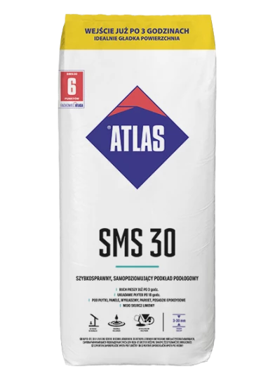 ATLAS SMS 30 Self-levelling floor underlay