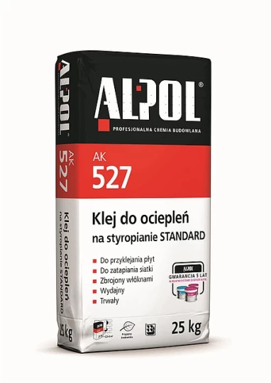 ALPOL AK527 Adhesive for thermal insulation on polystyrene foam STANDARD 25 kg