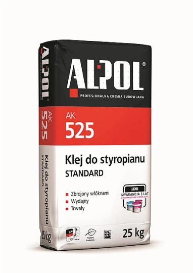 ALPOL AK525 Klej do styropianu STANDARD 25 kg