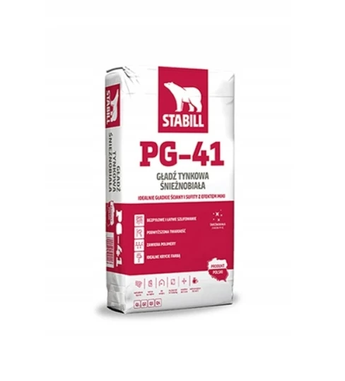 STABILL PG-41, gładź tynkowa 10 kg