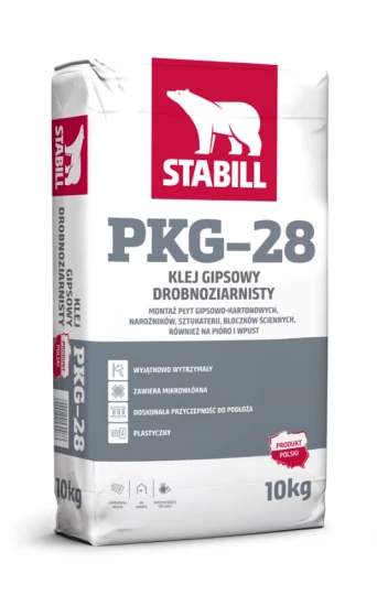 STABILL PKG-28, klej gipsowy drobnoziarnisty, 10 kg