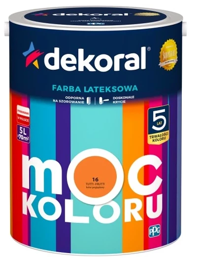 DEKORAL MOC COLOUR TUTTI-FRUTTI 5L 