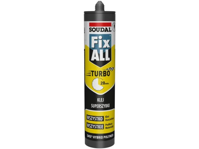 SOUDAL Uszczelniacz hybrydowy FIXALL TURBO biały 290 ml