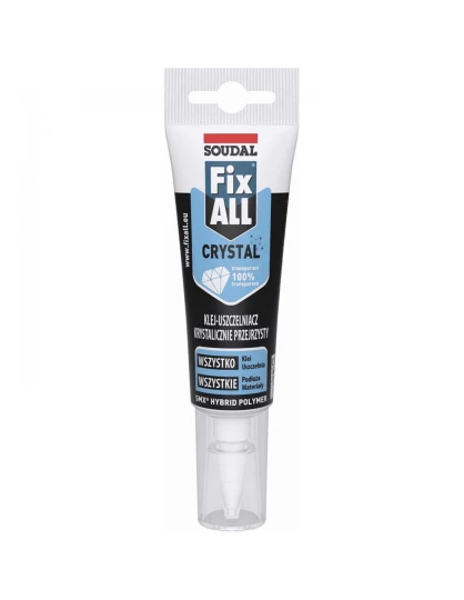 SOUDAL Klej uszczelniacz Fix ALL CRYSTAL 125ml
