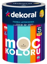 DEKORAL MOC KOLORU GORĄCY PIASEK 5L 